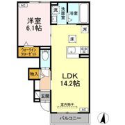 プレジールの間取り画像