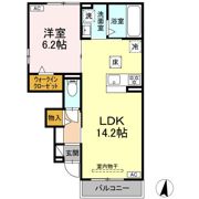 プレジールの間取り画像