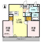 セジュールKOTOの間取り画像