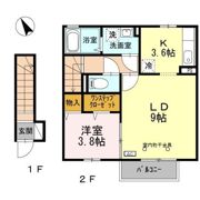 ウィル山崎の間取り画像