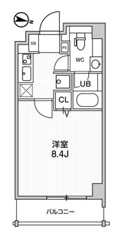 LUNIQ錦糸町の間取り画像