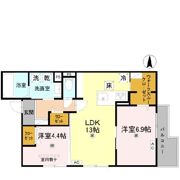 RETORIA瓦口CRESTの間取り画像
