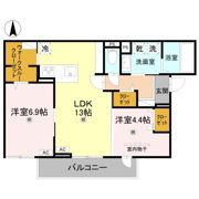 RETORIA瓦口CRESTの間取り画像