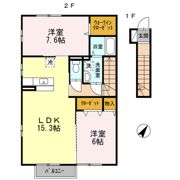 クレールコートの間取り画像