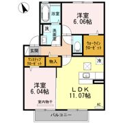 D-room花ケ浦の間取り画像