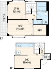 TKSプラザ福生の間取り画像