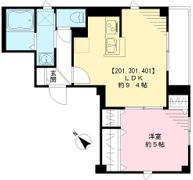 レポーソ並木の間取り画像