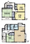 長沼町戸建4LDKの間取り画像