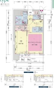 プレサンス名古屋STATIONルミアスの間取り画像