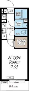 グリシーヌ所沢の間取り画像