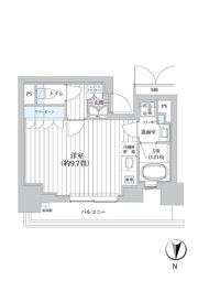 ライオンズフォーシア清澄白河の間取り画像