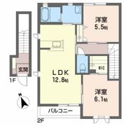 レインボーヒルズIIBの間取り画像
