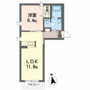 コーポ山内Aの間取り画像