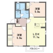 セピアコートMの間取り画像