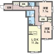 シャインフレアの間取り画像