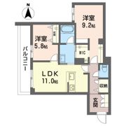 シャーメゾン横浜鶴見IIの間取り画像