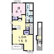 イマージアム光井Bの間取り画像