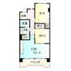 ユニーブル梅坪206号の間取り画像