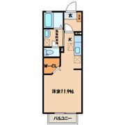 クラヴィエ西宮市の間取り画像