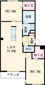 アンベリールの間取り画像