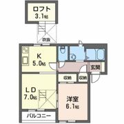たまき苑 Eの間取り画像