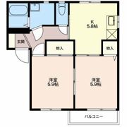 ディアス上杉 Aの間取り画像
