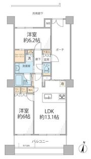リストレジデンス辻堂タワーの間取り画像