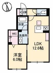 Cuon新涯（クオン新涯）の間取り画像