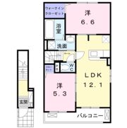 プルニエ5 Cの間取り画像
