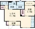 ハウスKの間取り画像