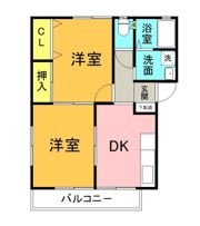 ハイツボヌールの間取り画像