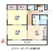 ビバリーガーデン大島Bの間取り画像