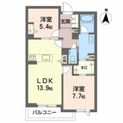 リーベン メーアの間取り画像