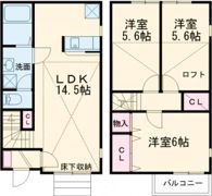 シャンベール芝生の間取り画像