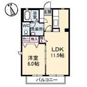 コンフォール椿高下 B棟の間取り画像