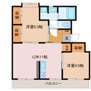 ドリーム佐倉Ⅱ棟の間取り画像