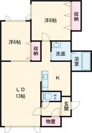 ウッドパレスの間取り画像