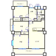 ラフィーネ掛川cⅢの間取り画像