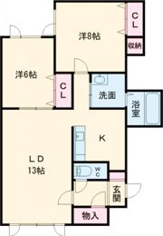 ウッドパレスの間取り画像