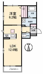 シャーメゾンヴァンソレイユの間取り画像