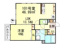 ヴィラージュ戸塚弐番館の間取り画像