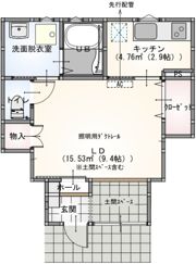 s.a.box寺家C棟の間取り画像