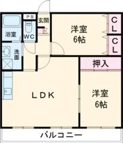 グリーンロード草間の間取り画像