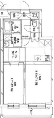 クレールセゾンの間取り画像
