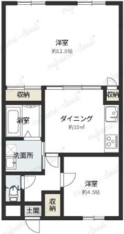レジデンス富士の間取り画像
