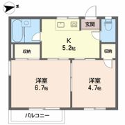 コーポサンライズの間取り画像