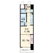Alivis九条の間取り画像