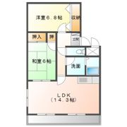 ハイツヒロの間取り画像