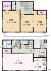 めじろ台戸建ての間取り画像