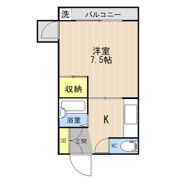 ﾒｿﾞﾝﾄﾞｼｬﾜｰ通りの間取り画像
